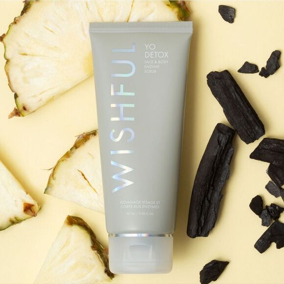Huda Beauty Wishful Yo-Glow Yo Detox Enzyme Scrub - Picture 1 of 10